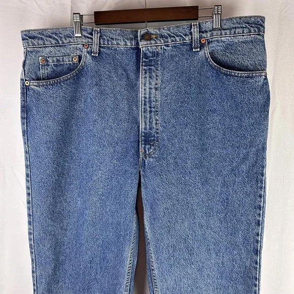 LEVI’S / 505 USA zip denim pants Levi's 505 Jeans Adult 32x30 Blue Denim Zipper Fly Straight Leg